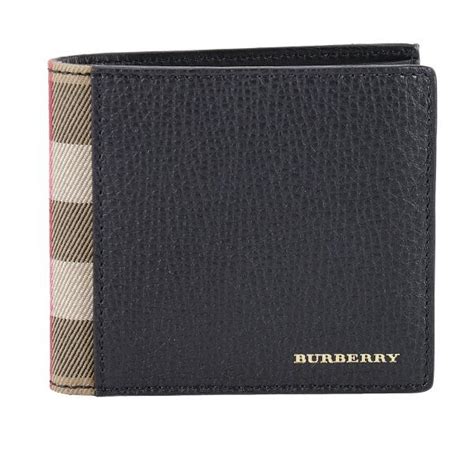 portafogli burberry uomo grigio e nero|Portafogli BURBERRY .